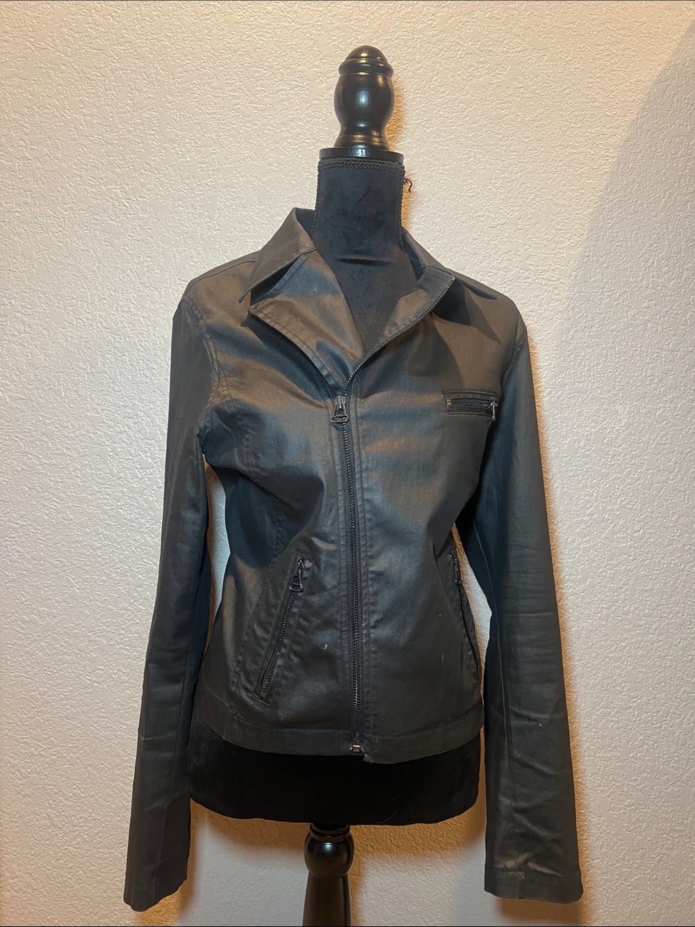 Banana Republic Black Leather Moto Jacket